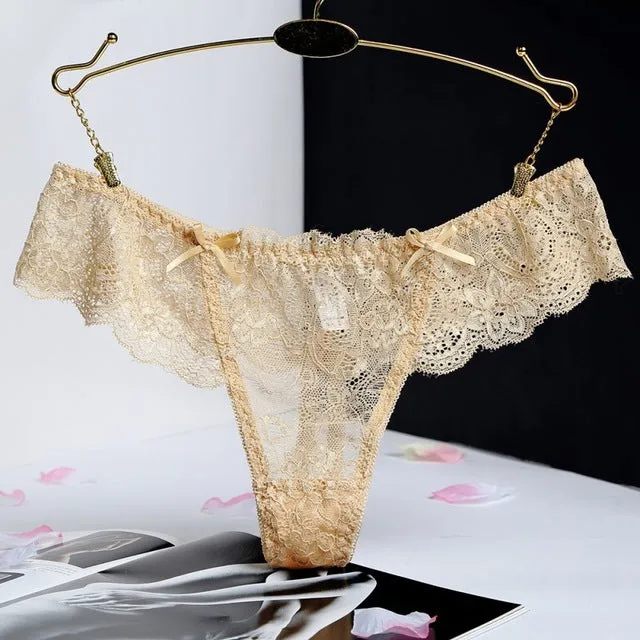 Women Lace Transparent Panties