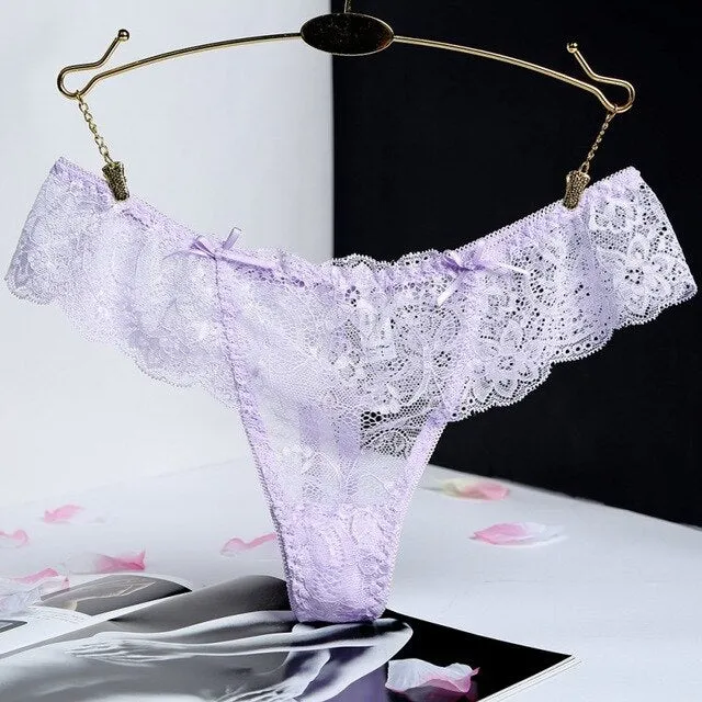 Women Lace Transparent Panties