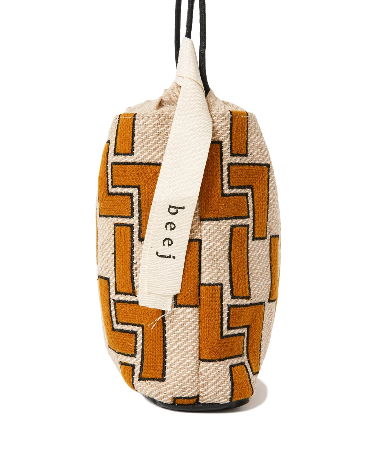 【WOMEN】beej drawstring emb bag