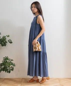【WOMEN】beej drawstring emb bag