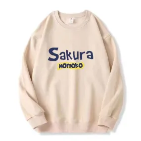 Women's Long Sleeve Cartoon Anime Sweatshirts 355568 2XL